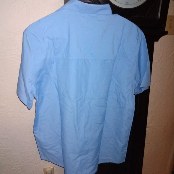 Field & Stream Universal Travel Shirt Fishing Stream Blue Men's‎ Size M NEW - Picture 10 of 11